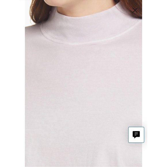 WE THE FREE Fearless Mock Neck Top in Dusty HImalaya Size L - Picture 5 of 12